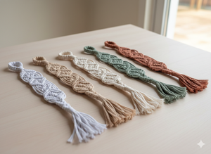 Organic Cotton/Modal Geometric Woven <b>Curtain</b> Tie with Eco-Friendly Fabric for Home & Office Use - Product Image 4