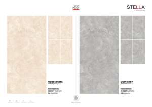 Carreaux de porcelaine au design audacieux 60x120cm 600x1200mm 24x48 Finition brillante Grand format Surface premium pour projets résidentiels de luxe - Product Image 5