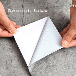 Carta da Parati Adesiva Stile Industriale, Grigio Cemento, Impermeabile e Rimovibile, Decorativa Effetto Cemento - Product Image 3