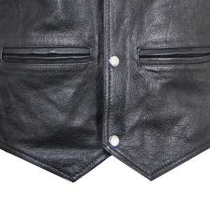 Gilet en cuir professionnel pour moto, veste de moto pour homme avec matériau en cuir véritable durable - Product Image 6