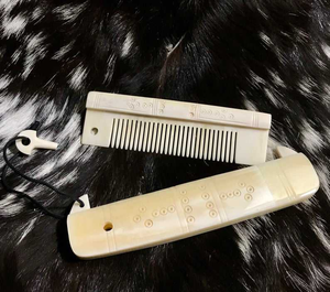 Estuche para peine de pelo de hueso de búfalo, diseño clásico hecho a mano, para hombres y mujeres, uso doméstico y en salón, tamaño personalizado, artesanía natural - Product Image 4