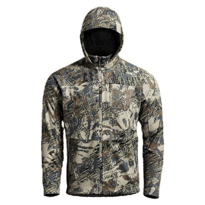 Chaqueta de camuflaje para hombre con capucha, cierre de cremallera y bolsillos para senderismo al aire libre. - Product Image 3