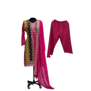 Ensemble haut et pantalon Dupatta pour femmes styliste Ensembles élégants pour femmes pour occasions spéciales - Product Image 1