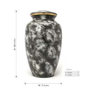Vente en gros Urne de crémation en métal en aluminium pour cendres adultes et humaines ou urnes souvenir Urnes de crémation en métal personnalisées pour cendres - Product Image 5