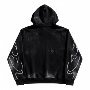 Maquette gratuite, sans MOQ, logo personnalisé, sweat à capuche oversize, 100% coton, molleton lourd 430 grammes, écologique, hiver - Product Image 2