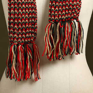 Écharpe tricotée unisexe OEM/ODM - Écharpe d'hiver entièrement personnalisable - Écharpe tendance en tricot côtelé doux avec logo personnalisé - Product Image 2