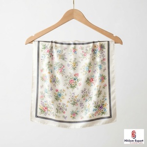Custom Printed Short <b>Scarf</b> Fabric Premium Quality OEM ODM Private Label Textile Manufacturer Fashion Accessories Supplier Export - Product Image 2