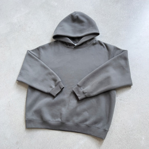 เสื้อสเวตเตอร์ผ้าฝ้ายขนแกะ350GSM ขนาดใหญ่สำหรับทุกเพศดีไซน์แฟชั่นใส่ได้ทั้งชายและหญิงโลโก้ออกแบบได้ตามต้องการ - Product Image 2