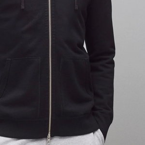 Sweat à capuche zippé pour homme, couleur unie, manches longues, tissu raffiné offrant une couverture confortable, design minimaliste - Product Image 4