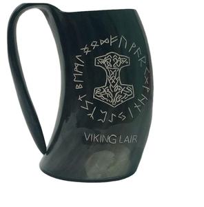 Hot Trendy Buffalo Horn Beer Mug For Party Event Hand Polished Vintage Handmade Viking Mug Tankard <b>Drinkware</b> Cup Bar <b>Accessory</b> - Product Image 3