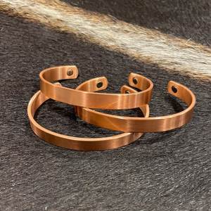 Luxury <b>Copper</b> Bracelets Bangles Unisex Premium Wedding <b>Gift</b> Stylish Formal Accessories Geometric Design <b>Copper</b> Plated AUREVIA - Product Image 2