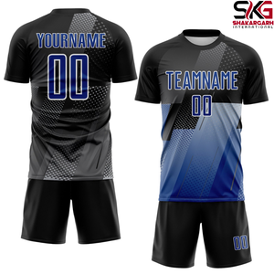 ชุดยูนิฟอร์มฟุตบอลแบบกำหนดเอง – เสื้อฟุตบอลและกางเกงขาสั้นแบบซับลิเมชั่นสำหรับทีม - Product Image 1