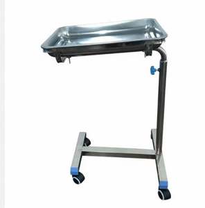 Chariot médical d'urgence en acier inoxydable de classe I avec roues pour instruments chirurgicaux – Offre spéciale pour hôpitaux - Product Image 3