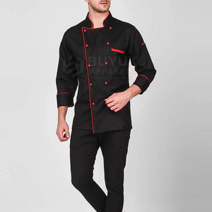 Chaqueta de Chef Profesional, Ventilada, Duradera, Transpirable, de Manga Larga, para Cocina, Restaurante, Bar, de Poliéster/Algodón - Product Image 2