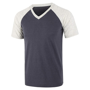 Camisetas de Cuello en V Lisas para Hombre, 100% Algodón, Hechas a Medida, de Alta Calidad y Comodidad - Product Image 2