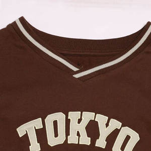 Nouveau Sweat-shirt Femme Tendance 2026 : Le Meilleur Look Urbain, Col en V, Design Élégant, Couleur Unie - Product Image 6