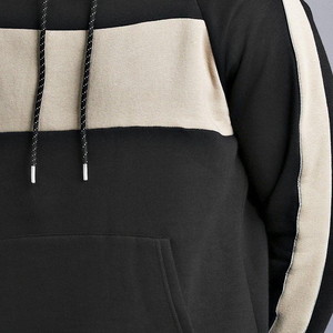 Sudadera con Capucha para Hombre, Diseño Color Block, Manga Raglán, Corte Regular, Algodón French Terry, Estilo Casual para Otoño - Product Image 5