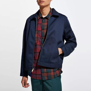 <b>Canvas</b> Workwear <b>Jacket</b> For Men With Logo Embroidery Cotton <b>Canvas</b> <b>Work</b> <b>Jacket</b> With Personalized Button Closure - Product Image 3