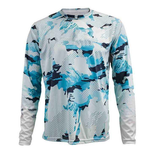 เสื้อตกปลาผู้ชายแขนยาวแฟชั่นใหม่ปี 2026 แบบสั่งทำพิเศษ พิมพ์ลายแบบ Sublimation ผลิตในปากีสถาน - Product Image 1