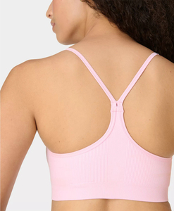 Haut court confortable en spandex pour femme, avec doublure intérieure, couleur unie, idéal pour l'été et le quotidien, avec tee-shirt de yoga court - Product Image 3