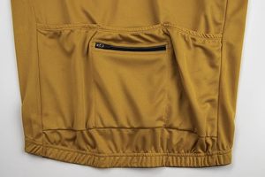 Ensemble maillot et short de cyclisme pour homme, couleur moutarde et noir, manches courtes, tenue de vélo respirante, séchage rapide, évacuation de la transpiration, kit adulte - Product Image 4