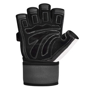 Leather Made Weight Lifting <b>Gloves</b> <b>Grips</b> Palm Protective <b>With</b> Wrist Wraps For Gym Fitness Workout Exercise Weight Lifting <b>Gloves</b> - Product Image 6