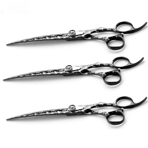 Ciseaux de coiffure professionnels en acier inoxydable, lame tranchante, manche long durable en plastique, pour droitiers, pour la coiffure S Network - Product Image 6