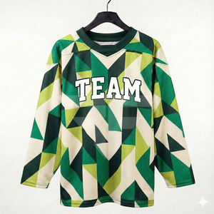 เสื้อฮอกกี้พิมพ์ลายแบบซับลิเมชั่น ผ้าตาข่ายระบายความชื้นประสิทธิภาพสูง สำหรับผู้ใหญ่ทุกเพศทุกวัย ไซส์พลัส เสื้อฮอกกี้น้ำแข็ง - Product Image 2