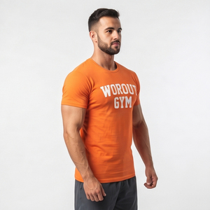 <b>Men's</b> Slim Fit Muscle Tee Casual 100% Cotton Workout O-Neck <b>T</b>-<b>Shirt</b> Gym Fitness Wear Streetwear <b>Summer</b> <b>T</b>-<b>Shirt</b> <b>Men</b> - Product Image 3