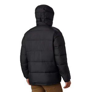 Wholesale Oem Custom Winter Puffer <b>Jacket</b> <b>Men</b> <b>White</b> Duck Down Bubble Fur Collar Waist Padding <b>Men</b> Quilted <b>Jackets</b> - Product Image 3
