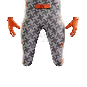 Conjunto de Uniforme de Fútbol Americano Personalizado para Hombre, Verde y Amarillo, Impresión por Sublimación, Jersey y Pantalones Transpirables para Adultos - Product Image 4