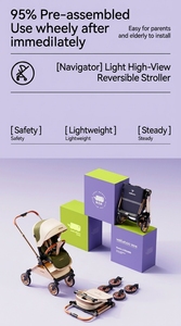<span class=keywords><strong>Poussette</strong></span> double pour <span class=keywords><strong>2</strong></span> enfants à prix d'usine, avec 4 roues universelles, <span class=keywords><strong>poussette</strong></span> tandem légère et luxueuse - Product Image 5