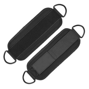Sangles de cheville réglables avec anneau en D, rembourrées, pour la musculation et les exercices de kickback sur machines à câbles - Product Image 2