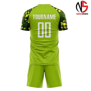 ชุดฟุตบอลชาย เสื้อและกางเกงขาสั้น ดีไซน์ล่าสุด แบบสั่งทำพิเศษ พิมพ์ลายแบบ Sublimation ชุดยูนิฟอร์มฟุตบอล บริการ OEM ที่ NURAK 2026 - Product Image 2