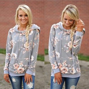 Sweat-shirt en molleton rose à col rond pour femme, manches longues, couleur unie, en coton tricoté, écologique, respirant, avec logo brodé sur le devant - Product Image 5