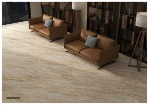 Carrelage en porcelaine haut de gamme sans fin, 24x48 pouces, surface brillante, aspect marbre luxueux pour murs et sols - Product Image 5