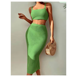 Conjunto de 2 piezas: Camisa y pantalón corto de cintura alta para mujer, estilo vintage, casual, para tenis, golf o entrenamiento. - Product Image 5