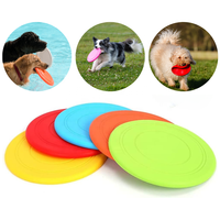 Pet Dog SiliconeToy Disques Volants Formation Jouets Interactifs Fournitures Pour Animaux Disque Volant
