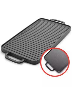 X Bobby Flay Reversible <b>Cast</b> <b>Iron</b> 11" x 16.5" <b>Grill</b> Griddle | GreenPan - Product Image 1
