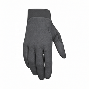 Gants de course TESSUTO gris personnalisés à doigts complets, en nylon, tactiques, utilitaires, pour la conduite, avec sangle de poignet réglable, respirants - Product Image 1