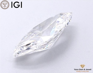 Diamante Cultivado en Laboratorio CVD de Color F y Claridad VVS1, 2.50 Quilates, con Certificado IGI, Corte Marquesa, para Anillo Solitario, Regalo - Product Image 6