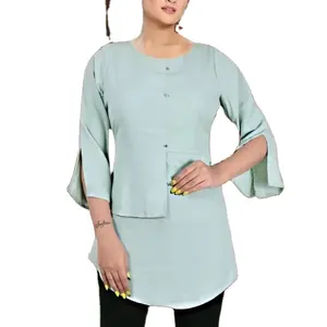 Elevate Style Latest Women's Wear Heavy Quality Designs Regular Western Wear Top Collection Affotable Price From Exporter India