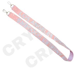 Los Angeles Sangles de sac de perles de rocaille en or blanc personnalisées 'Hook Em Horns' Accessoire à la mode Sangle de sac à main perlée - Product Image 2