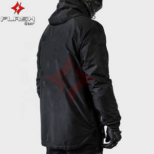 Sudadera con Capucha Unisex para Motocicleta, Extraíble, con Protección CE en Hombros, Codos y Espalda, Forro Protector de Fibra de Aramida para Todo el Cuerpo, Transpirable - Product Image 4