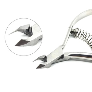 Premium Stainless Steel <b>Cuticle</b> <b>Nipper</b> with Double Spring Design Professional Safe Manicure <b>Cuticle</b> Trimming Tool - Product Image 2