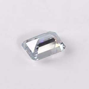 Colección de Piedras Preciosas Sueltas, Corte Esmeralda, Sintéticas, Cultivadas en Laboratorio, Color D, VVS, Piedra Blanca, Certificadas por IGI, Joyería - Product Image 4