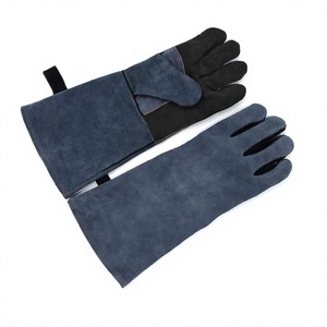 CAPTAIN INDUSTRY CI-WG-107 Guantes de Soldadura de Cuero de Alta Calidad con Diseño Personalizado, Impermeables, Protección UV, Transpirables - Product Image 1