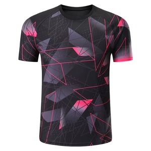 Camiseta de Pickleball OEM para Hombre, Talla Grande, Verano, Transpirable, Ligera, Manga Corta, Secado Rápido, Ropa Deportiva Estampada |   Alta Calidad - Product Image 1