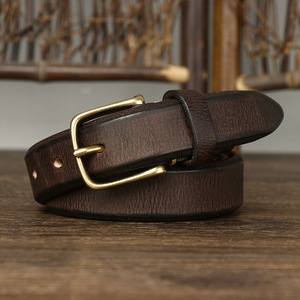 Cinturón de Cuero Genuino de Vaca con Hebilla de Aguja, Diseño Retro Sencillo y Versátil para Mujer - Product Image 2