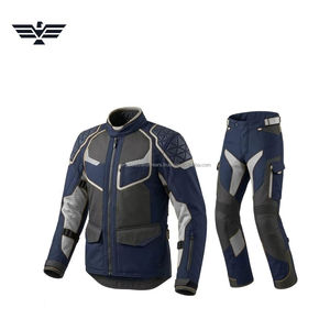 Combinaison de moto unisexe, veste et pantalon, manches longues, bleu jaune, coupe-vent, séchage rapide, respirante, couleurs contrastées, toutes saisons, vêtements de course - Product Image 6